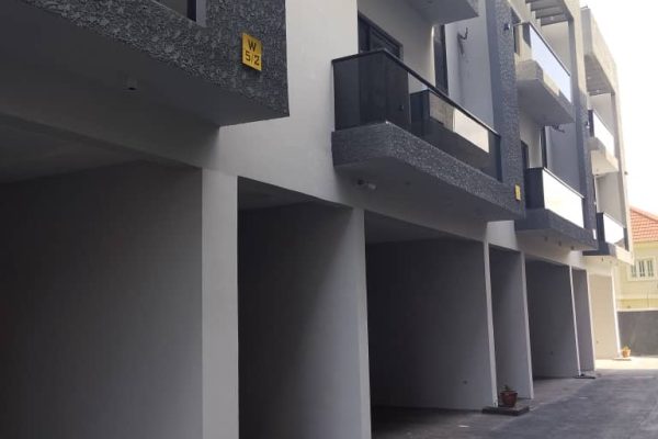 Brand new fully serviced 4bedroom terrace with 1room bq at a gated estate at Ologolo.