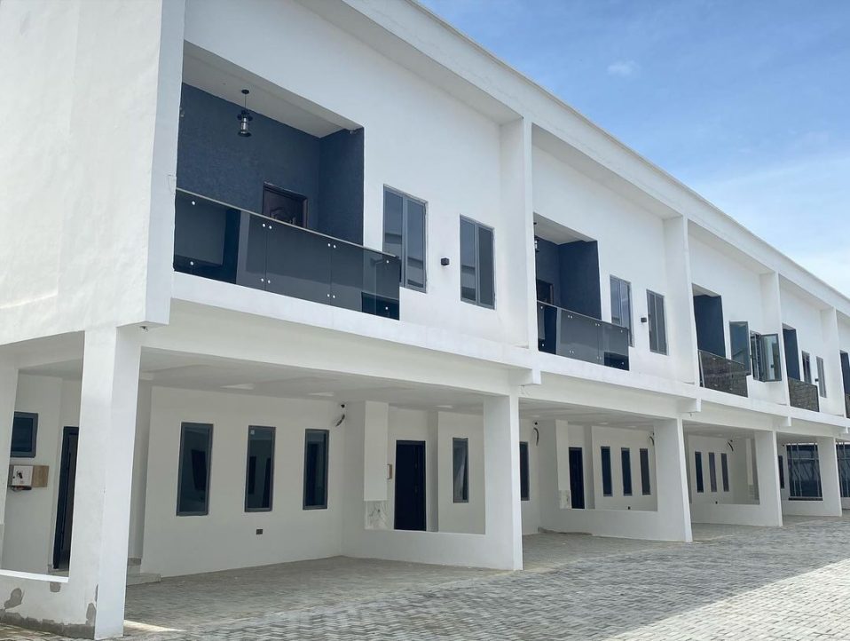 4bedroom Terrace duplex available for sale @ mobil road ajah